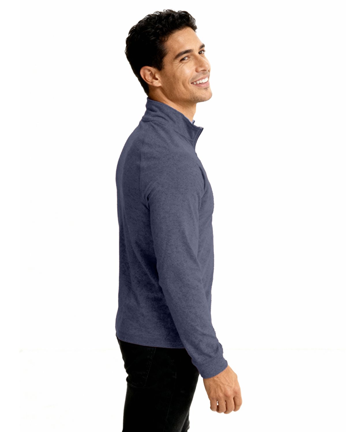 Clique Dash Recycled Mens Quarter Zip Sweatshirt 67