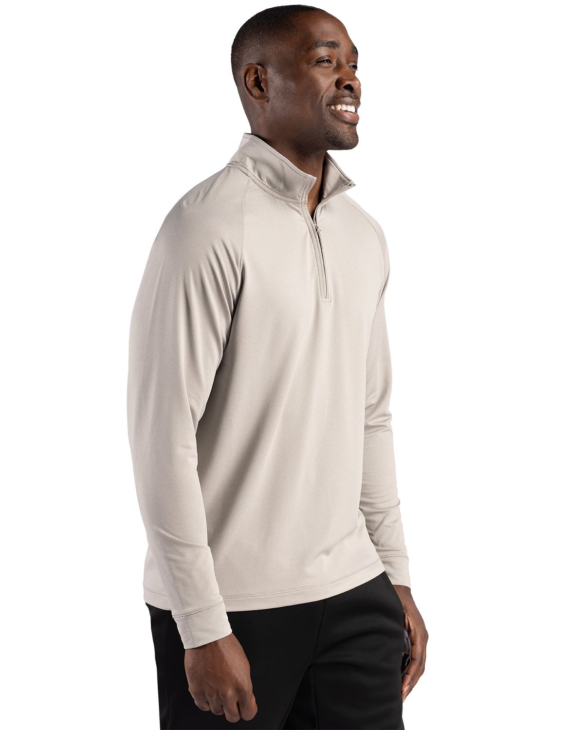 Clique Dash Recycled Mens Quarter Zip Sweatshirt 74