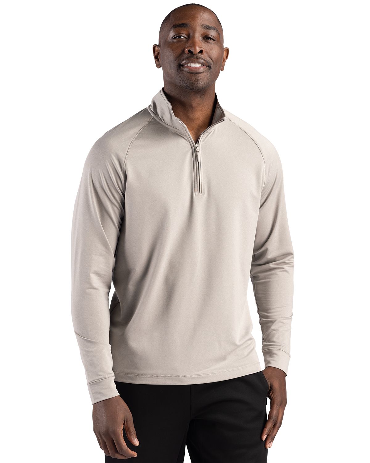 Clique Dash Recycled Mens Quarter Zip Sweatshirt 73