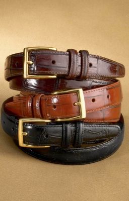 Brighton 1-1/8" Large Tile Croco Belt