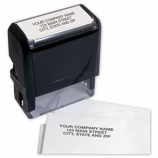 Name & Address Stamp - Self-Inking - Office and Business Supplies Online - Ipayo.com