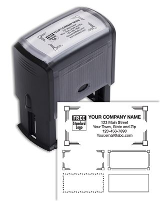 Name & Address Stamp, Large - Self-Inking