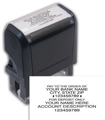 Endorsement Stamp - Self-Inking - Office and Business Supplies Online - Ipayo.com