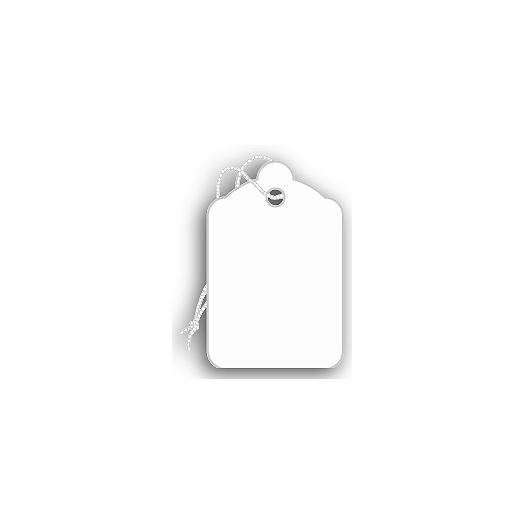 Price Tags, Blank, White, 15/16 x 1 7/16