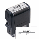 Paid w/ boxes Stamp – Self-Inking