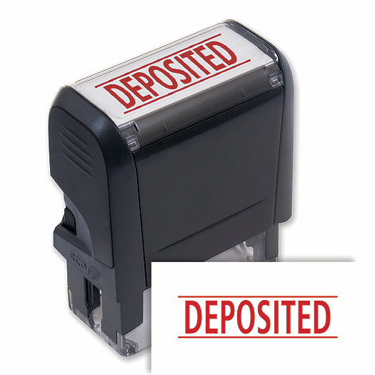 Deposited Stamp - Self-Inking