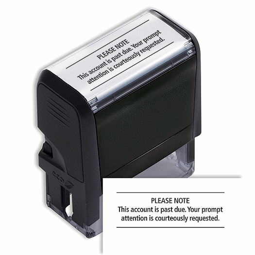 Please Note Stamp - Self-Inking