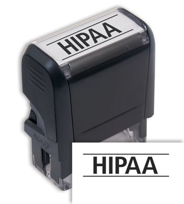 HIPAA Stamp - Self-Inking