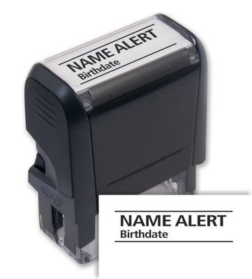 Name Alert Stamp – Self-Inking