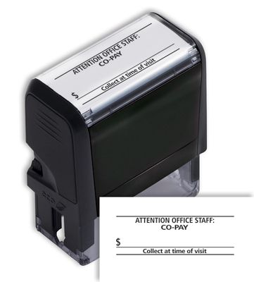 Co-Pay Stamp – Self-Inking