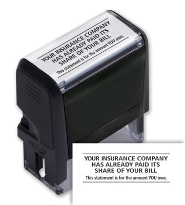 Your Insurance Company Has Already Paid  Stamp – Self-Inking