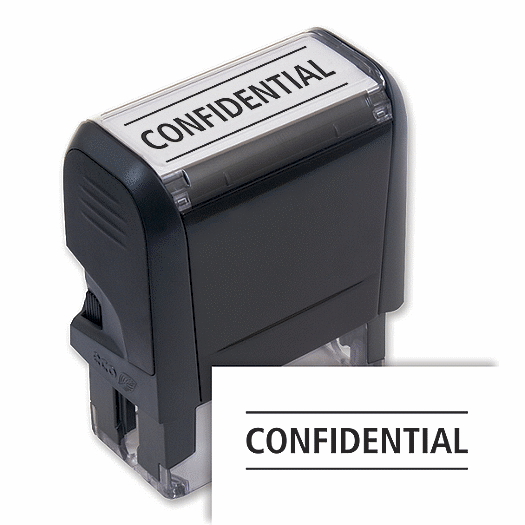 Confidential Stamp - Self-Inking