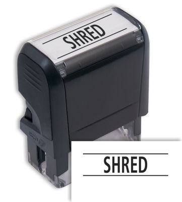 Shred Stamp - Self-Inking