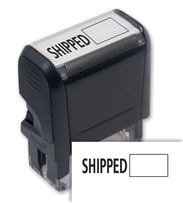 Shipped w/ Open Box Stamp – Self-Inking
