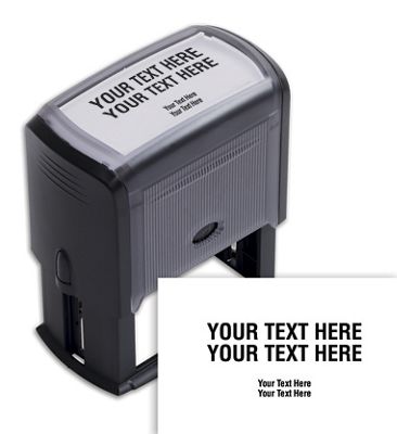 Design Your Own Stock Stamp, Large – Self-Inking