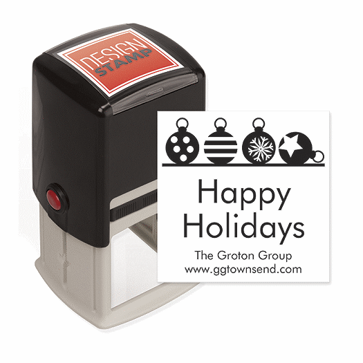 Ornamental Bliss Design Stamp - Self-Inking