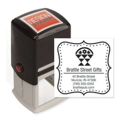 Dashing Dots Design Stamp – Self-Inking