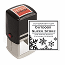 Country Snowflakes Design Stamp – Self-Inking