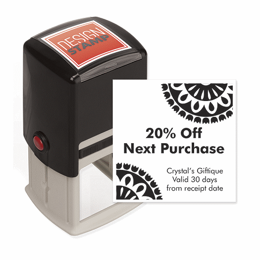 Fiesta Medallions Design Stamp - Self-Inking