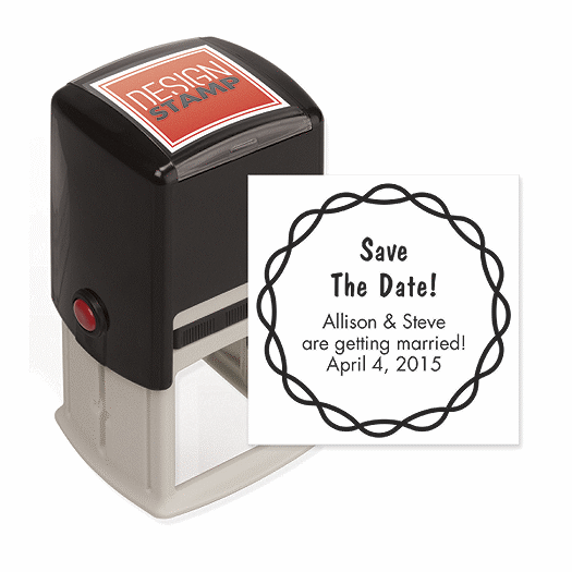 Braided Design Stamp - Self-Inking