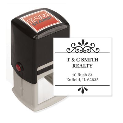 Cherished Design Stamp - Self-Inking