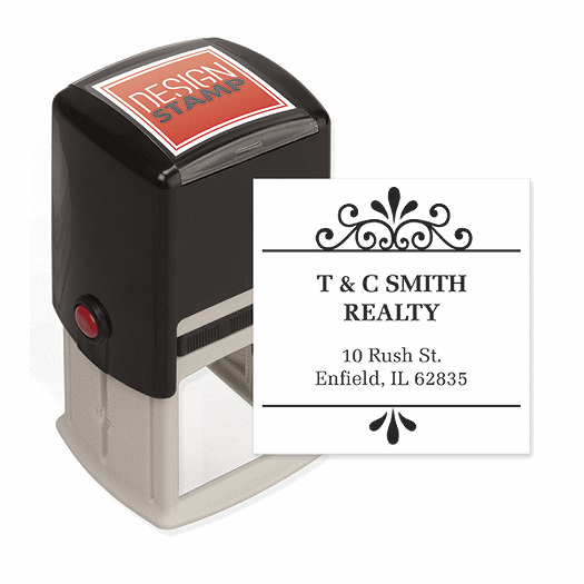 Cherished Design Stamp - Self-Inking