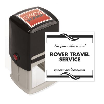 Lavish Lines Design Stamp - Self-Inking