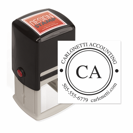 Enchanting Monogram Design Stamp - Self-Inking