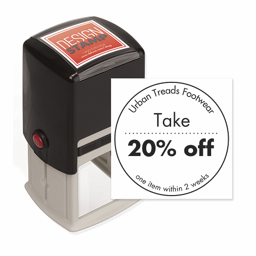 Radiant Ring Design Stamp - Self-Inking