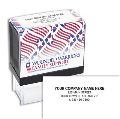 Wounded Warrior Stamp,  Self-Inking