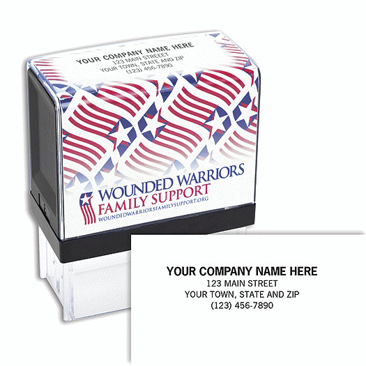 Wounded Warrior Stamp, Self-Inking