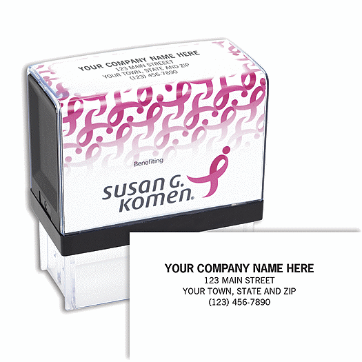 Susan G. Komen Stamp, Self-inking