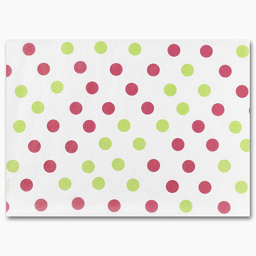 Tissue Paper -  Pink and Green Dots - Office and Business Supplies Online - Ipayo.com