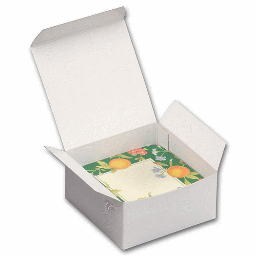 Gift Box White 4  x 4  x 2 - Office and Business Supplies Online - Ipayo.com