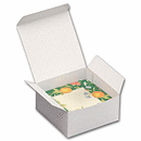 White One-Piece Gift Boxes, 4 x 4 x 2