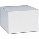 White One-Piece Gift Boxes, 6 x 6 x 4