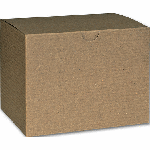 Kraft One-Piece Gift Boxes, 6 x 4 1/2 x 4 1/2 - Office and Business Supplies Online - Ipayo.com