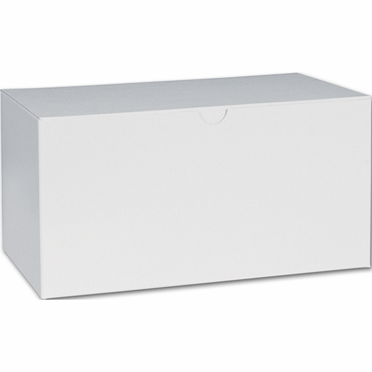 White One-Piece Gift Boxes, 9 x 4 1/2 x 4 1/2 - Office and Business Supplies Online - Ipayo.com
