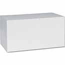 White One-Piece Gift Boxes, 9 x 4 1/2 x 4 1/2