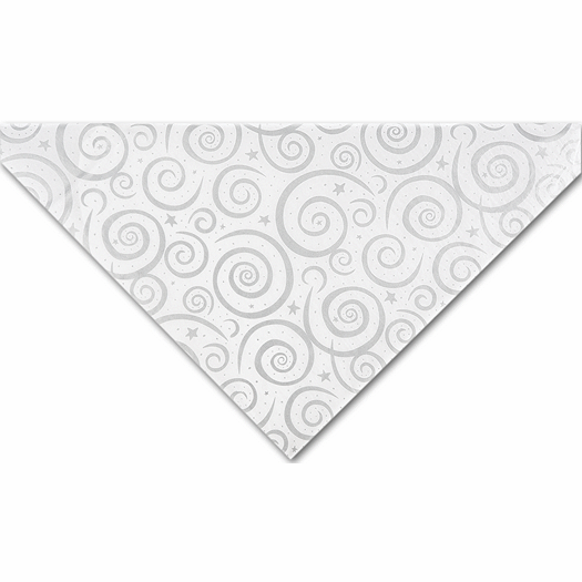 Silver Swirls on White Tissue Paper, 20 x 30 - Office and Business Supplies Online - Ipayo.com