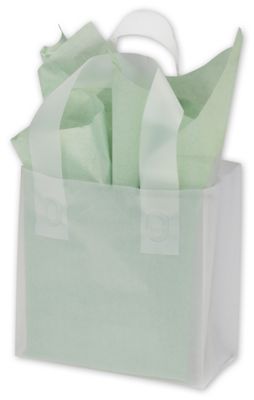 Clear Frosted High Density Flex Loop Shoppers