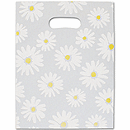 9 x 12 Daisy Frosted High Density Merchandise Bags, 9 x 12