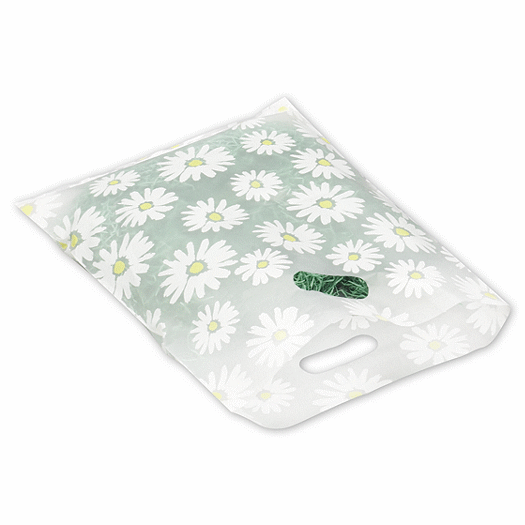Daisy Frosted High Density Merchandise Bags, 12 x 15 - Office and Business Supplies Online - Ipayo.com
