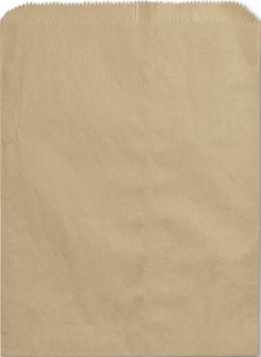 Kraft Paper Merchandise Bags, 8 1/2 x 11