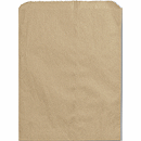 Kraft Paper Merchandise Bags, 8 1/2 x 11