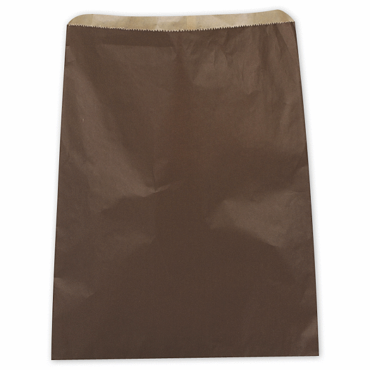 Chocolate Paper Merchandise Bags, 8 1/2 x 11 - Office and Business Supplies Online - Ipayo.com
