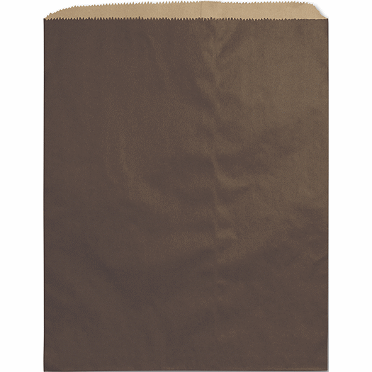 Chocolate Paper Merchandise Bags, 12 x 15 - Office and Business Supplies Online - Ipayo.com