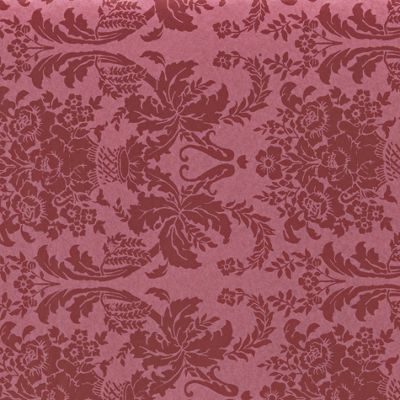 20 x 30 Pompeian Red Damask Tissue Paper, 20 x 30