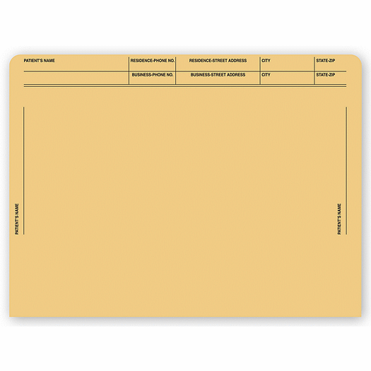 File Pocket Envelopes, 40lb. Kraft, Printed - Office and Business Supplies Online - Ipayo.com