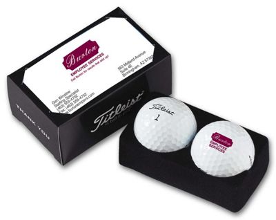 Titleist Two-Ball Business Card Packs - Office and Business Supplies Online - Ipayo.com